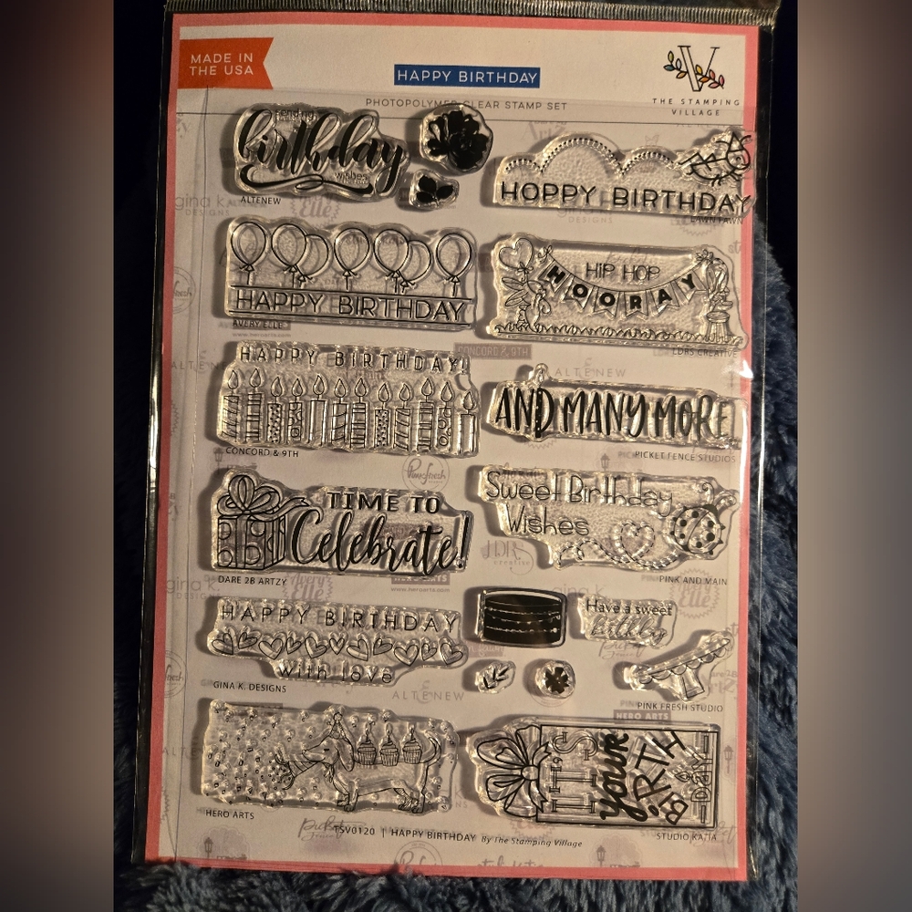 Happy Birthday Clear Stamp Set